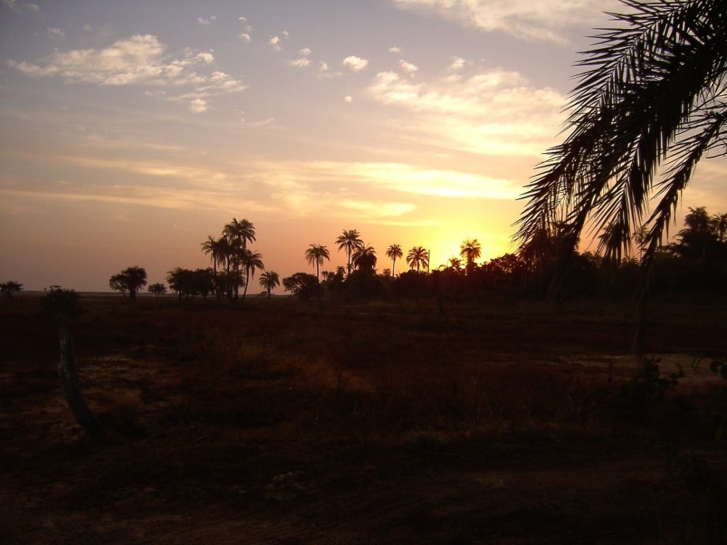 Sonnenuntergang in Marokko
